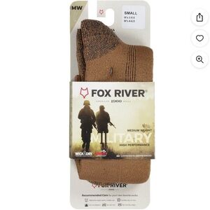 NWT Fox River Wick Dry Maximum Medium Weight Boot Socks
